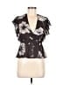 Comune Black Short Sleeve Blouse Size M - photo 1