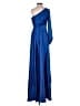 Mac Duggal 100% Polyester Blue Cocktail Dress Size 2 - photo 2