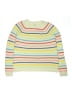Assorted Brands 100% Cotton Stripes Yellow Ivory Pullover Sweater Size 14 - photo 1