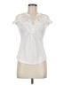 Deletta White Short Sleeve Top Size XXS - photo 1