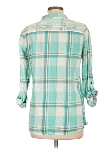 Vanity 3/4 Sleeve Button-Down Shirt (view 2)