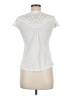 Deletta White Short Sleeve Top Size XXS - photo 2