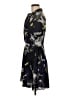 Parker 100% Polyester Print Gray Casual Dress Size M - photo 5