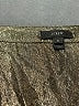 J.Crew Metallic Silver Long Sleeve Silk Top Size 8 - photo 7