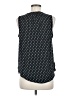 Ann Taylor LOFT 100% Rayon Black Sleeveless Blouse Size M - photo 2