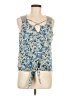 By & By 100% Polyester Blue Sleeveless Blouse Size M - photo 1