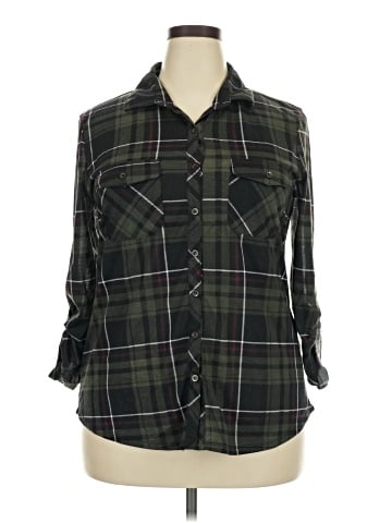 Polly & Esther 3/4 Sleeve Blouse (view 1)