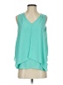 Cremieux 100% Polyester Teal Sleeveless Blouse Size S - photo 1