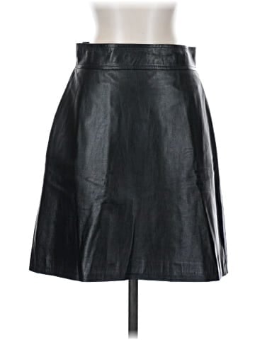 Theory Faux Leather Skirt (view 1)