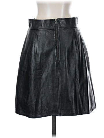 Theory Faux Leather Skirt (view 2)