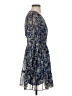 Max Studio 100% Polyester Paisley Blue Cocktail Dress Size XS - photo 4