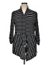 Chico's Stripes Black Blazer Size XL (3) - photo 1
