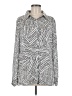 CAbi 100% Polyester Silver Long Sleeve Blouse Size M - photo 1