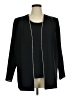 R&M Richards 100% Polyester Black Long Sleeve Blouse Size 14 - photo 1