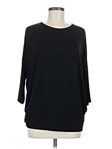 Zara W&B Collection 3/4 Sleeve T-Shirt (view 1)