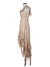 ASTR The Label 100% Polyester Paisley Tan Cocktail Dress Size S - photo 5