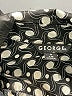 George Polka Dots Black Long Sleeve Blouse Size M - photo 7