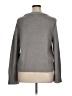 H By Halston 100% Merino Extra Fine Wool Solid Gray Tan Wool Pullover Sweater Size XL - photo 2