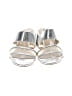 Zara Basic Metallic Silver Sandals Size EU 40 - photo 2