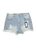 C'est Toi Blue Denim Shorts Size L - photo 1