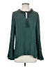 Kobi Halperin Teal Long Sleeve Blouse Size S - photo 1