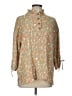 MULTIPLES Tan 3/4 Sleeve Blouse Size L - photo 1