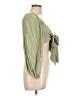Audrey 3+1 100% Polyester Green 3/4 Sleeve Blouse Size L - photo 4