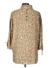 MULTIPLES Tan 3/4 Sleeve Blouse Size L - photo 2