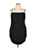 Shein Solid Black Cocktail Dress Size 4X - photo 1