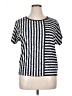 MICHAEL Michael Kors Silver Short Sleeve Top Size XL - photo 1