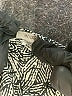 Ecote 100% Recycled Polyester Paisley Gray Casual Dress Size XS - photo 7