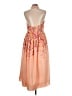 Let Me Be 100% Polyester Floral Orange Cocktail Dress Size L - photo 2