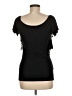 Bongo Black Short Sleeve Top Size M - photo 2