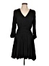 Elan Solid Black Cocktail Dress Size L - photo 1