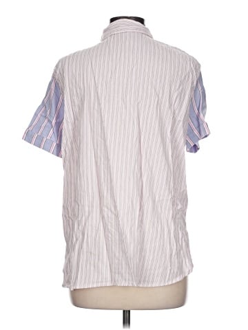 Ann Taylor LOFT Outlet Short Sleeve Button-Down Shirt (view 2)