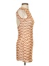 Daisy Street 100% Polyester Chevron-herringbone Tan Cocktail Dress Size 2 - photo 4