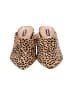 Nine West Animal Print Tan Mule/Clog Size 11 - photo 2