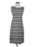 Rafaella 100% Cotton Chevron-herringbone Gray Casual Dress Size S - photo 1