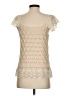 Flat White Ivory Short Sleeve Top Size S - photo 2