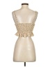 Dress Forum Gold Sleeveless Blouse Size S - photo 2