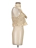 Dress Forum Gold Sleeveless Blouse Size S - photo 4