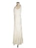 Sandro 100% Viscose Ivory Cocktail Dress Size EU (FR) 40 / US 8 - photo 5