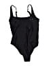 Unbranded Solid Black One Piece Swimsuit Size M (estimated) - photo 1