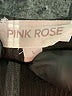 Pink Rose Black Long Sleeve Top Size L - photo 7