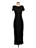 Bebe Solid Black Casual Dress Size S - photo 1