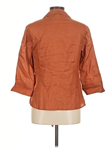 Lafayette 148 New York 3/4 Sleeve Button-Down Shirt (view 2)