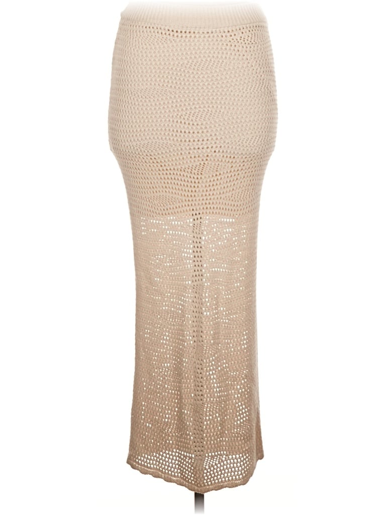 Pre-owned Steve Madden Formal Skirt In Tan