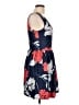 Aqua Floral Blue Cocktail Dress Size L - photo 4