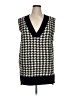 Unbranded 100% Acrylic Houndstooth Black Sweater Vest Size XL - photo 1