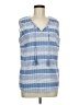 Talbots Outlet Blue Sleeveless Blouse Size M - photo 1